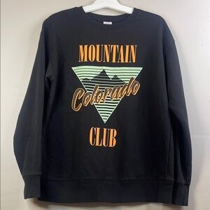 Wonder Nation Black Graphic Sweatshirt Crewneck Boys XL